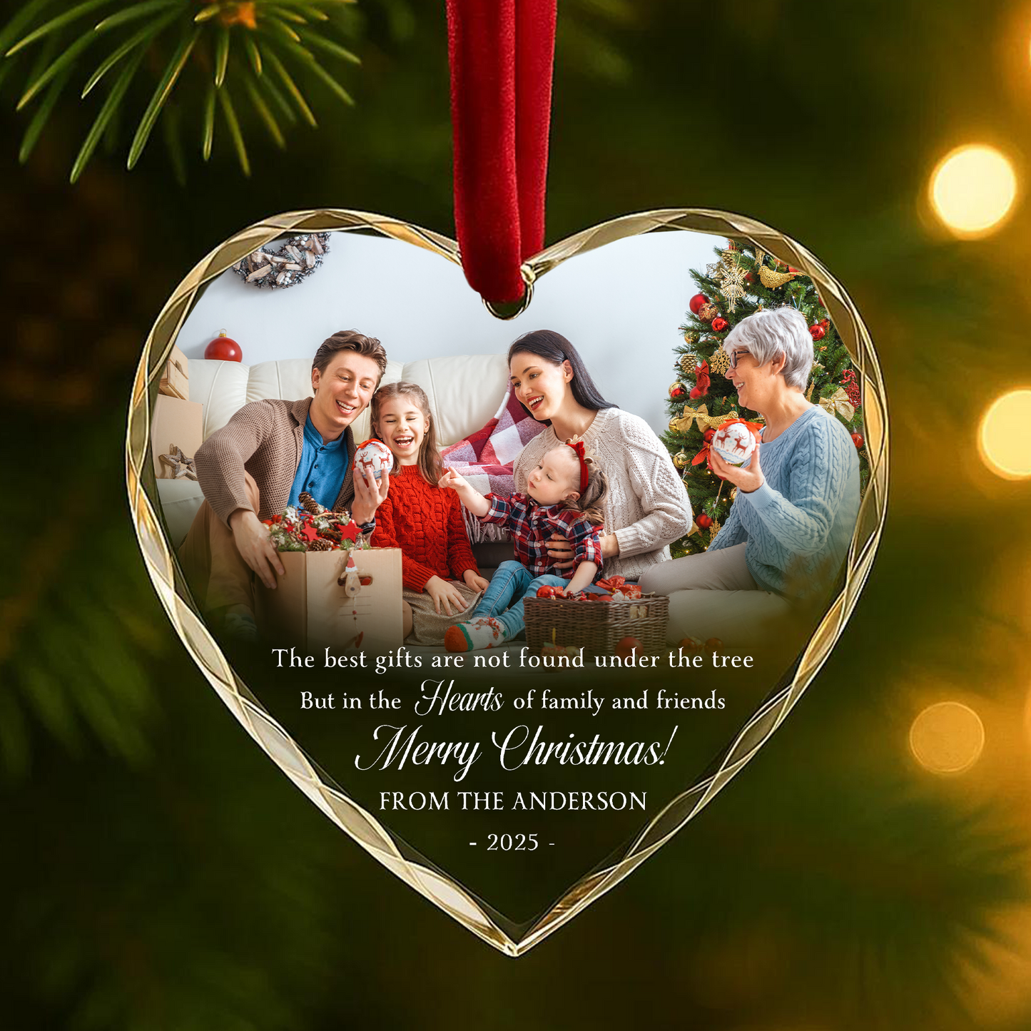 Christmas Family Gift Ornament