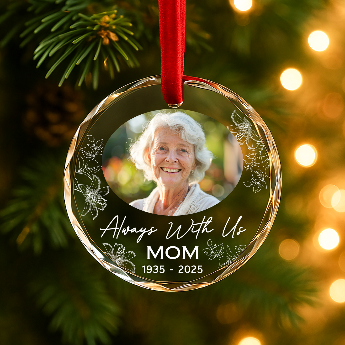 Always With Us Mom Memorial Ornament