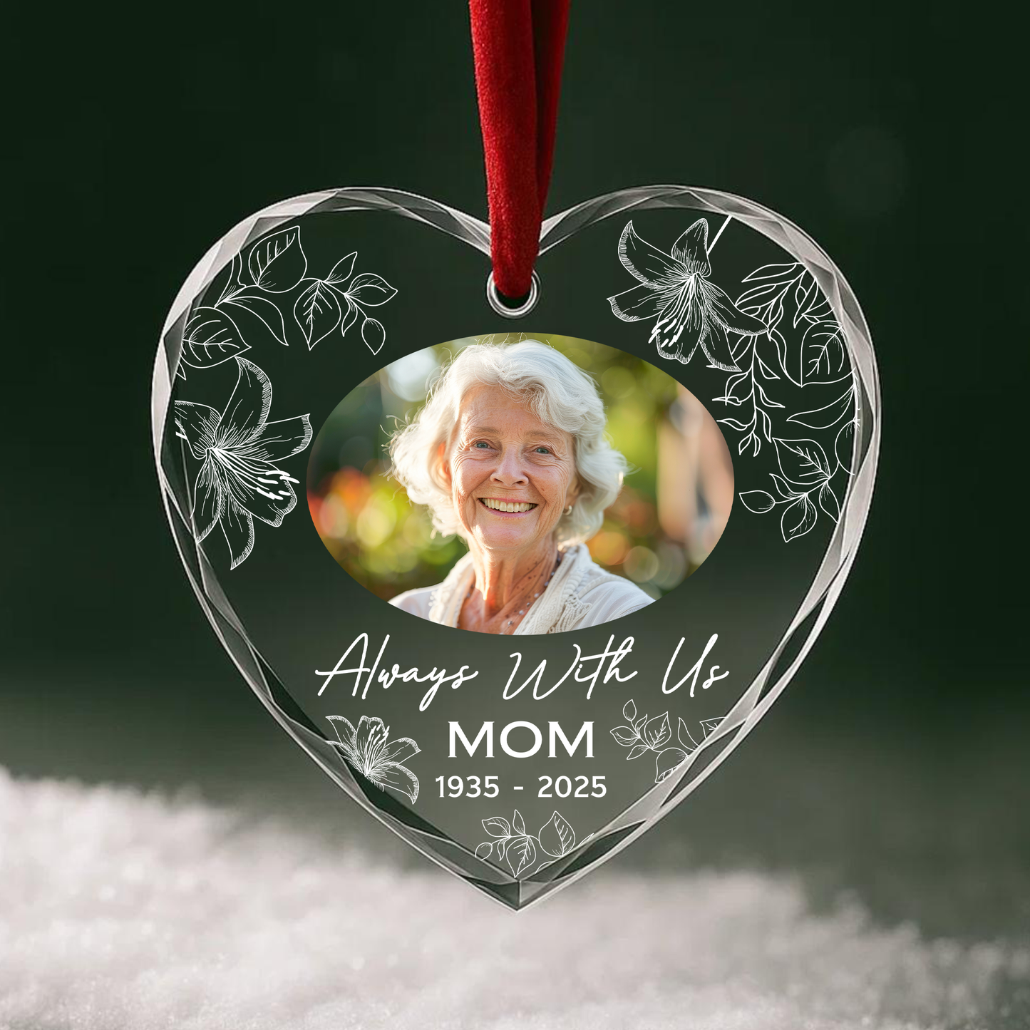 Always With Us Mom Memorial Ornament