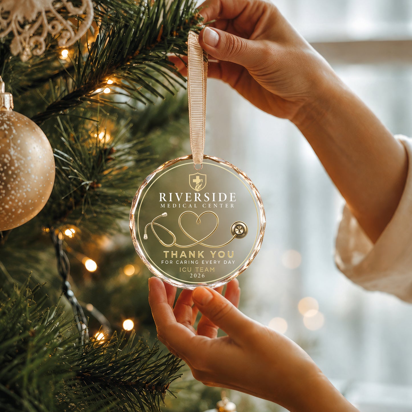 Personalized Healthcare Team Thank-You Ornament