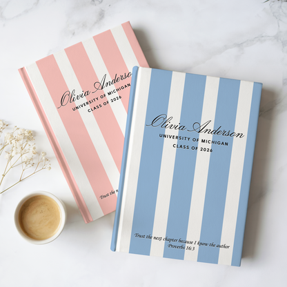 Personalized Graduation Journal – Custom Name & School Keepsake Gift