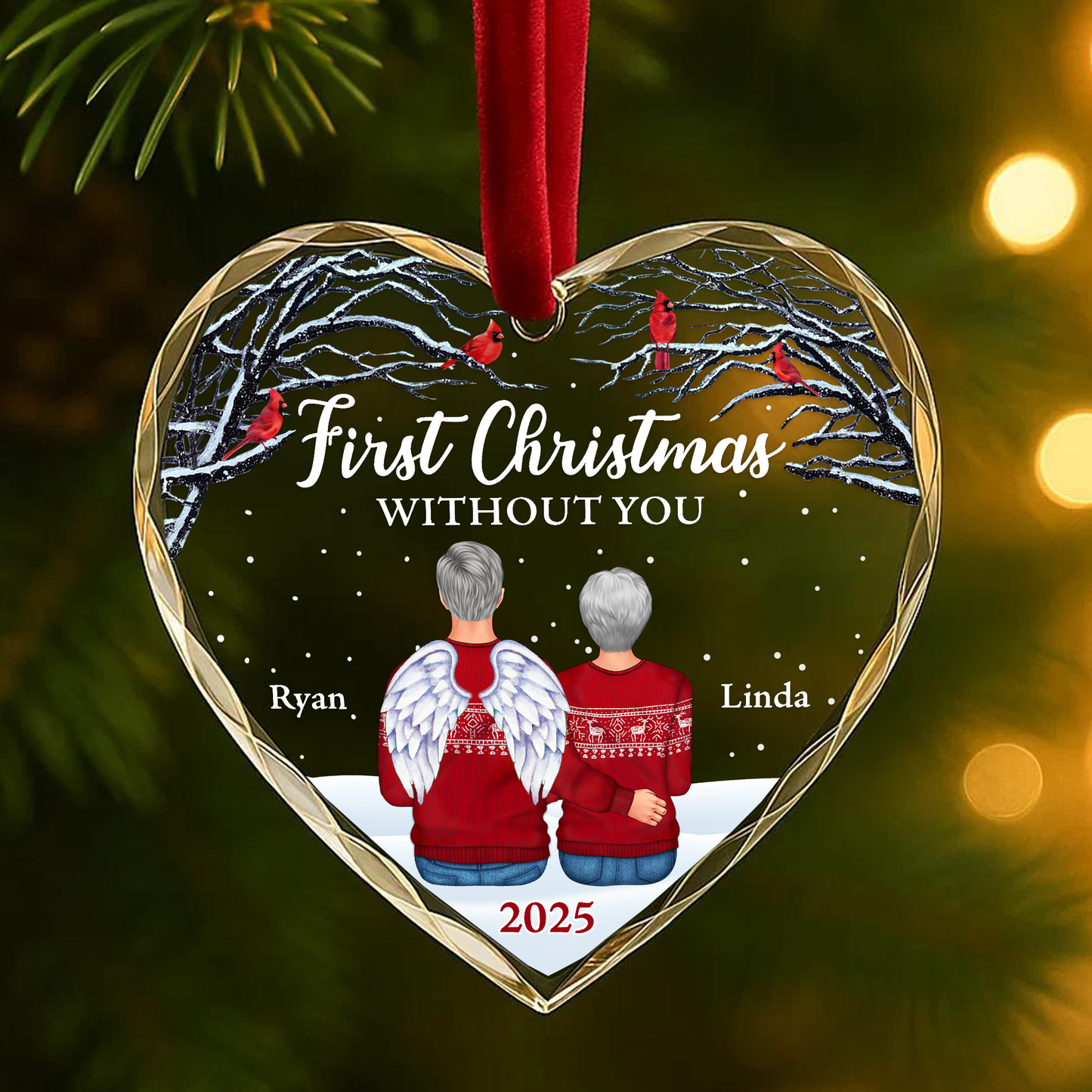 First Christmas Without You Memorial Ornament