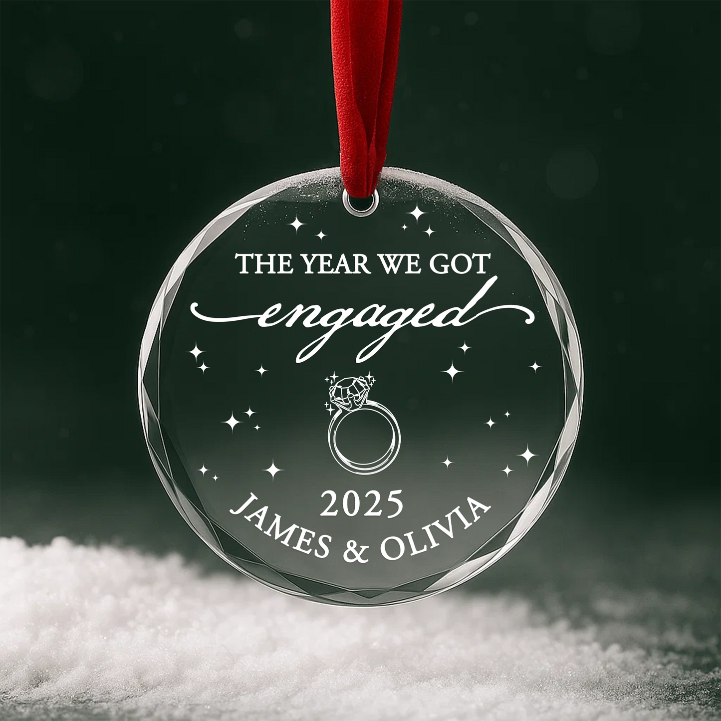 The Year We Got Engaged Ornament, Proposal Keepsake