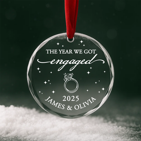 The Year We Got Engaged Ornament, Proposal Keepsake