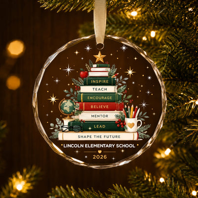 Those Who Shape the Future – A Personalized Teacher Christmas Keepsake