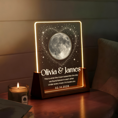 Our Moon, Our Moment – A Personalized Love Keepsake