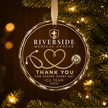 Personalized Healthcare Team Thank-You Ornament