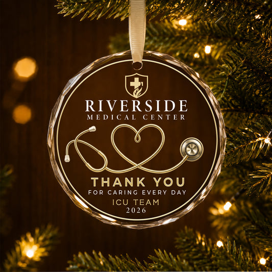 Personalized Healthcare Team Thank-You Ornament