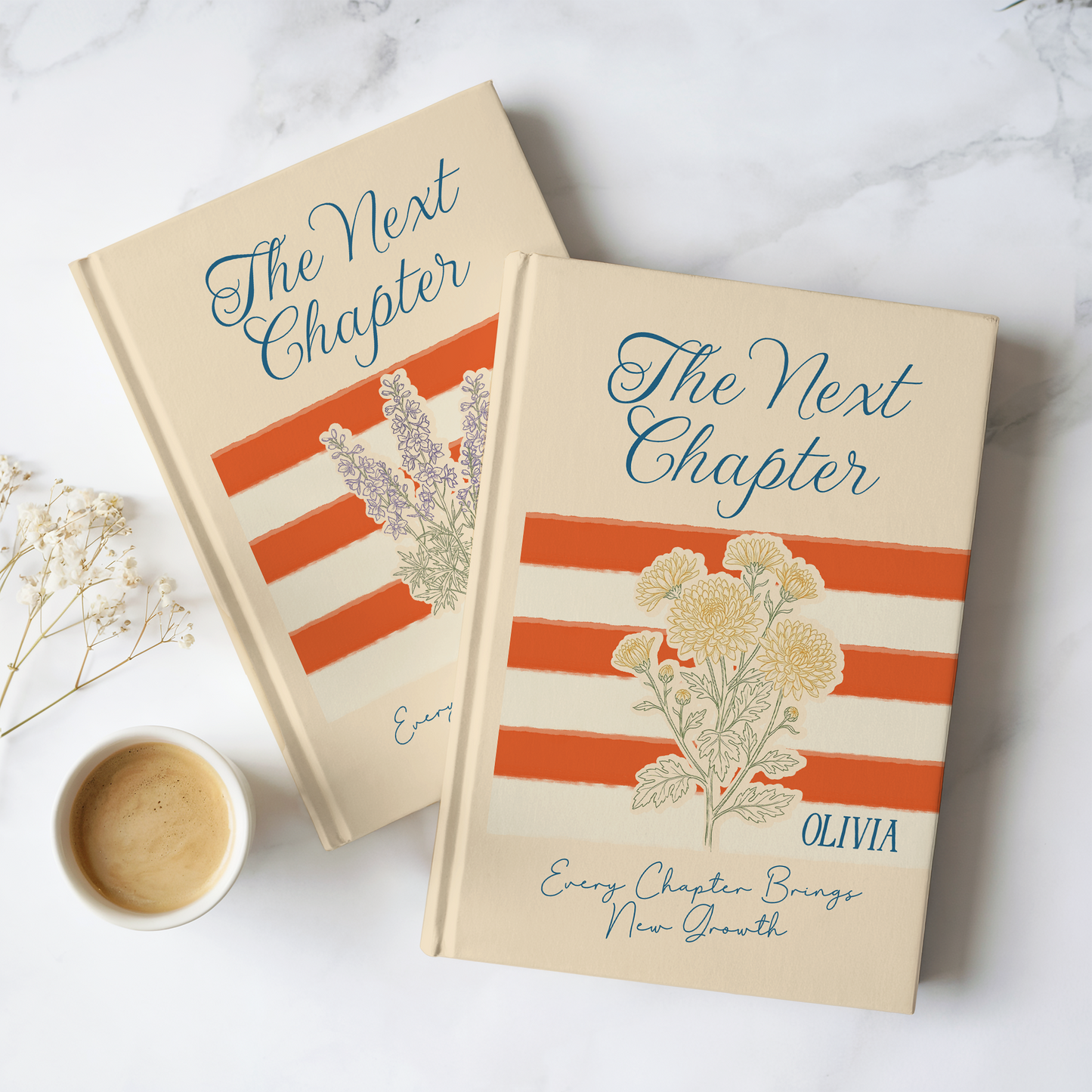 Personalized “The Next Chapter” Journal – Custom Name Graduation Gift