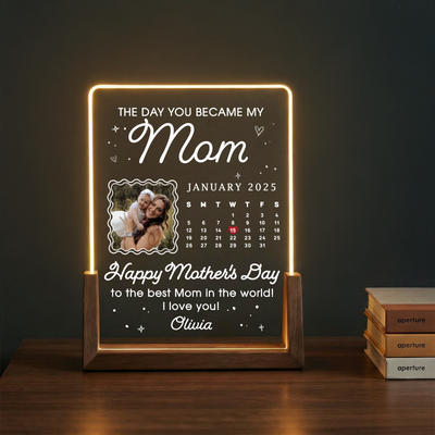 The Day You Became My Mom – A Personalized Mother’s Day Keepsake