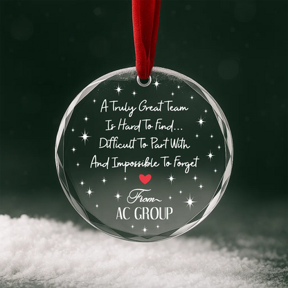 A Truly Great Team Is Hard to Find, Appreciation Ornament