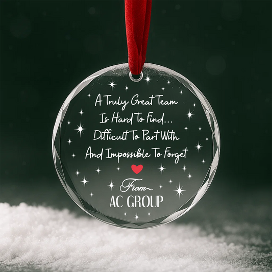 A Truly Great Team Is Hard to Find, Appreciation Ornament