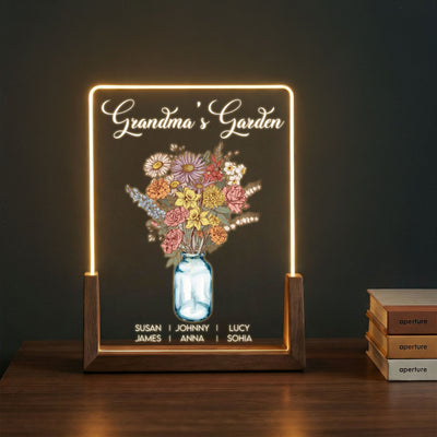 Grandma’s Garden – A Personalized Birth Flower Keepsake