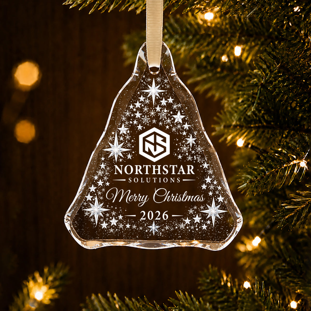 Shining Bright Together – A Personalized Company Christmas Keepsake
