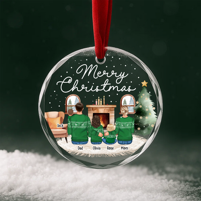 Merry Christmas Family Ornament