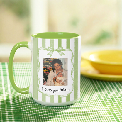 Personalized Photo Mug for Mom – Custom Picture Mug with Message, Sweet Mother’s Day Gift