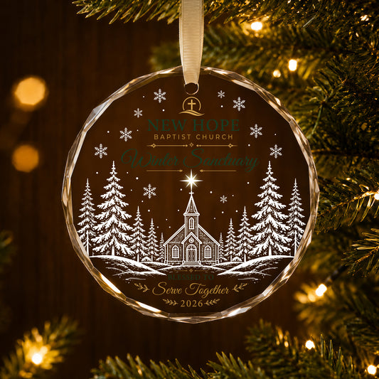 Winter Sanctuary – A Personalized Church Keepsake