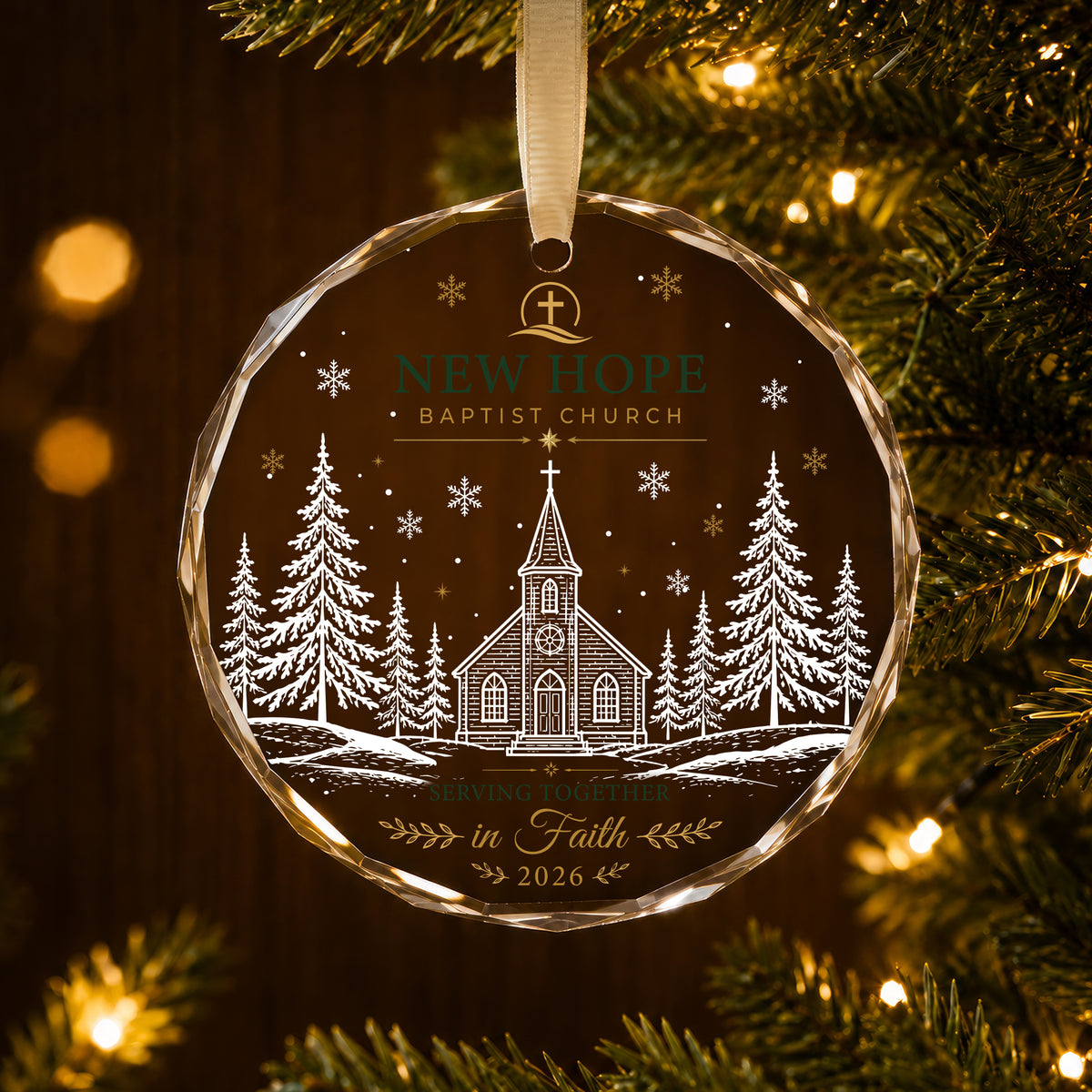 Winter Faith – A Personalized Church Keepsake