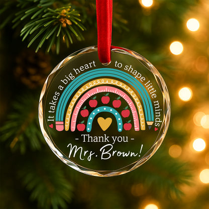 Customized Name Gift for Teacher Ornament