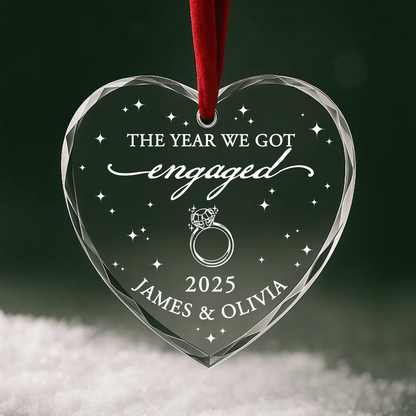 The Year We Got Engaged Ornament, Proposal Keepsake