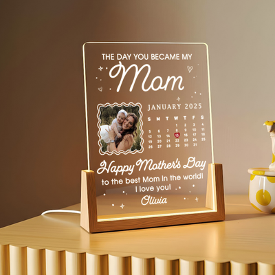 The Day You Became My Mom – A Personalized Mother’s Day Keepsake