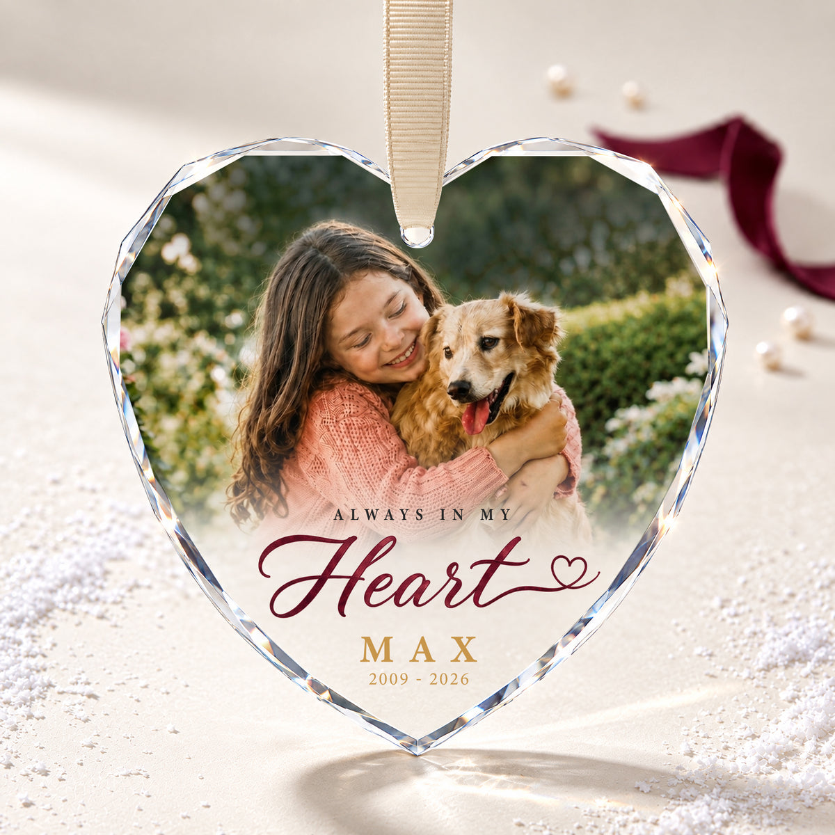 Forever in My Heart – A Personalized Pet Memorial Keepsake