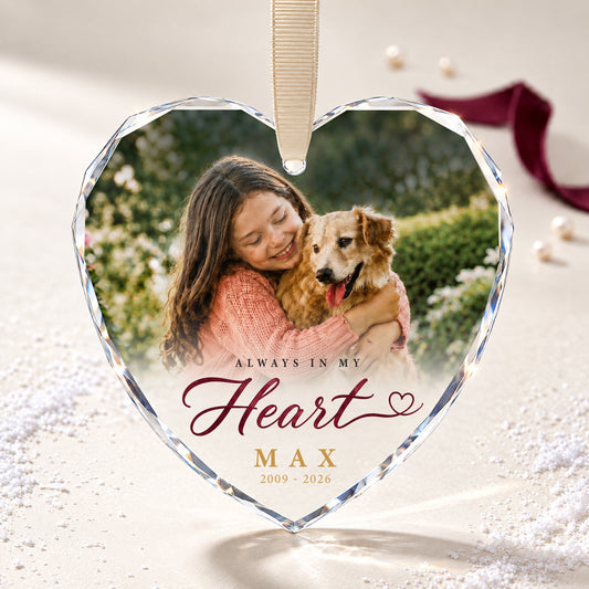 Forever in My Heart – A Personalized Pet Memorial Keepsake