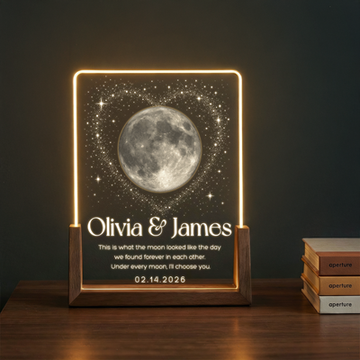 Our Moon, Our Moment – A Personalized Love Keepsake