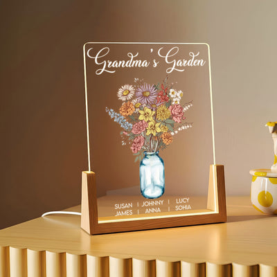 Grandma’s Garden – A Personalized Birth Flower Keepsake