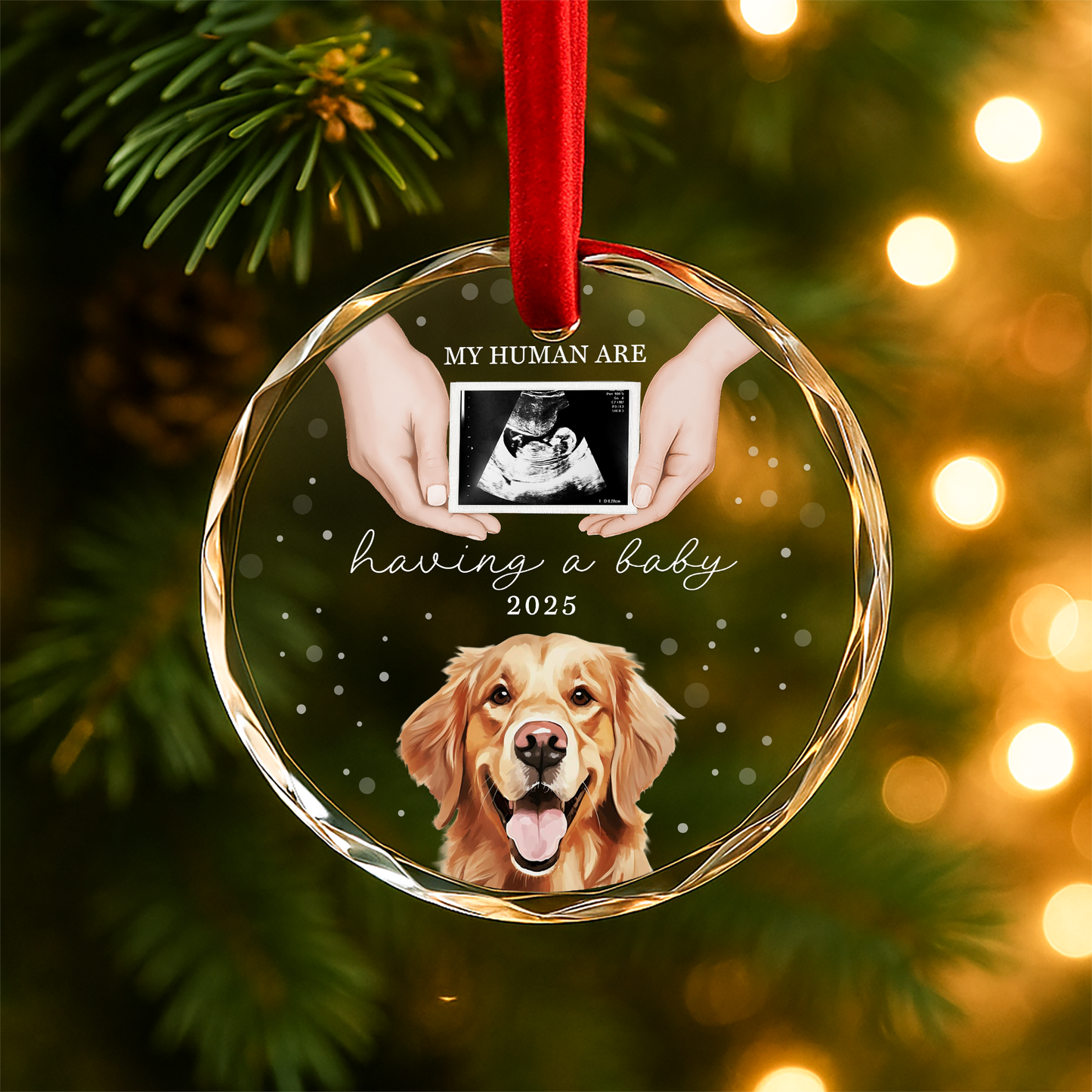 My Humans Are Having a Baby Ornament, Pet Pregnancy Announcement