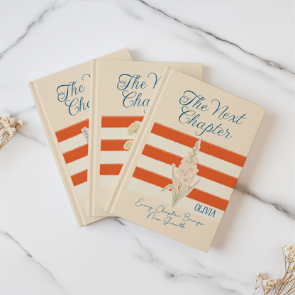 Personalized “The Next Chapter” Journal – Custom Name Graduation Gift