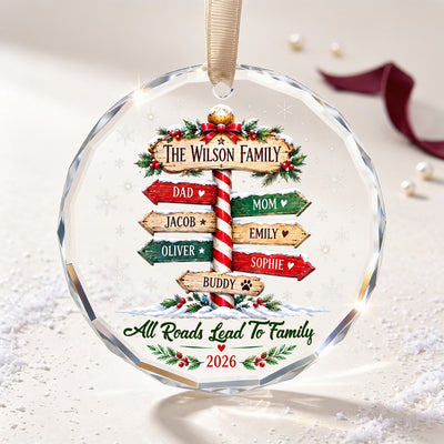 All Roads Lead Home – A Personalized Family Christmas Keepsake