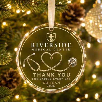 Personalized Healthcare Team Thank-You Ornament