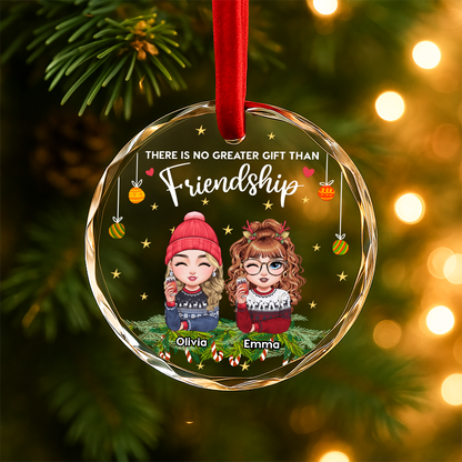 There Is No Greater Gift Than Friendship Custom Ornament
