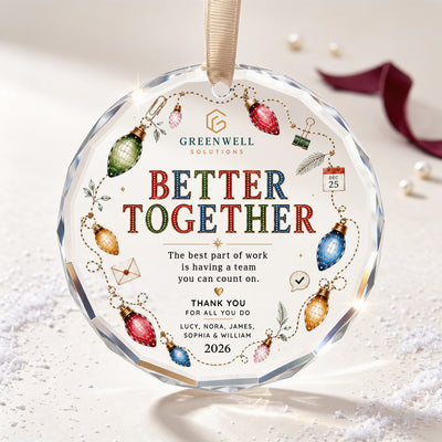 Better Together – A Personalized Team Christmas Keepsake