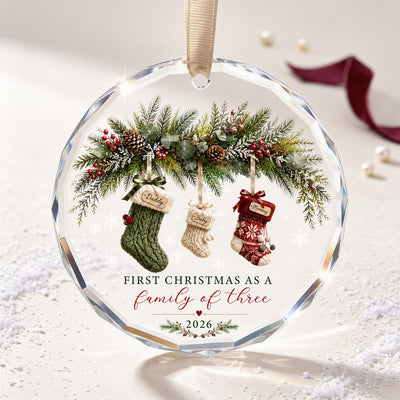 First Christmas as Three – A Heartwarming Family Keepsake
