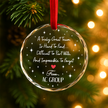 A Truly Great Team Is Hard to Find, Appreciation Ornament