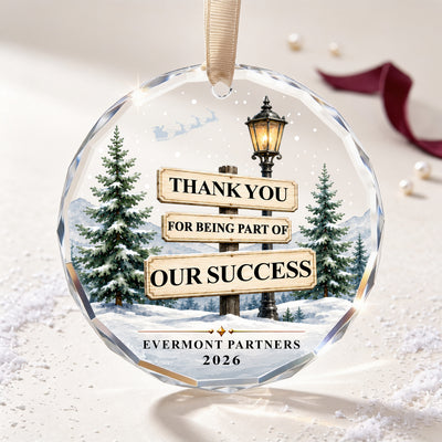 Thank You for Being Part of Our Success – A Personalized Corporate Keepsake