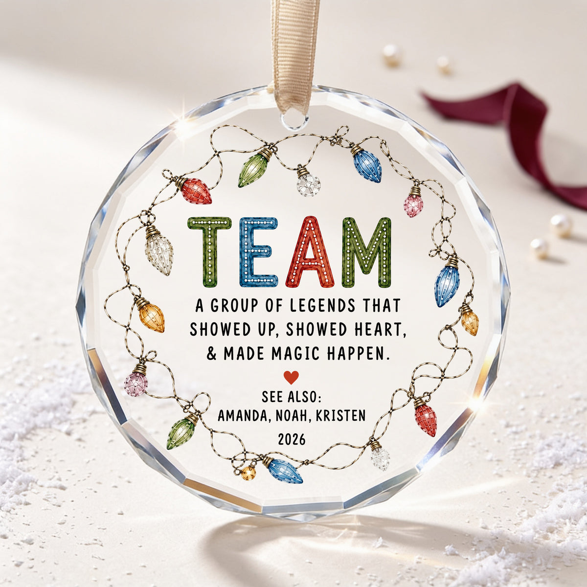 Team of Legends – A Personalized Team Keepsake