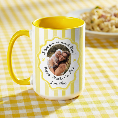 Personalized Photo Mug for Mom – Custom Mother’s Day Gift with Picture & Message