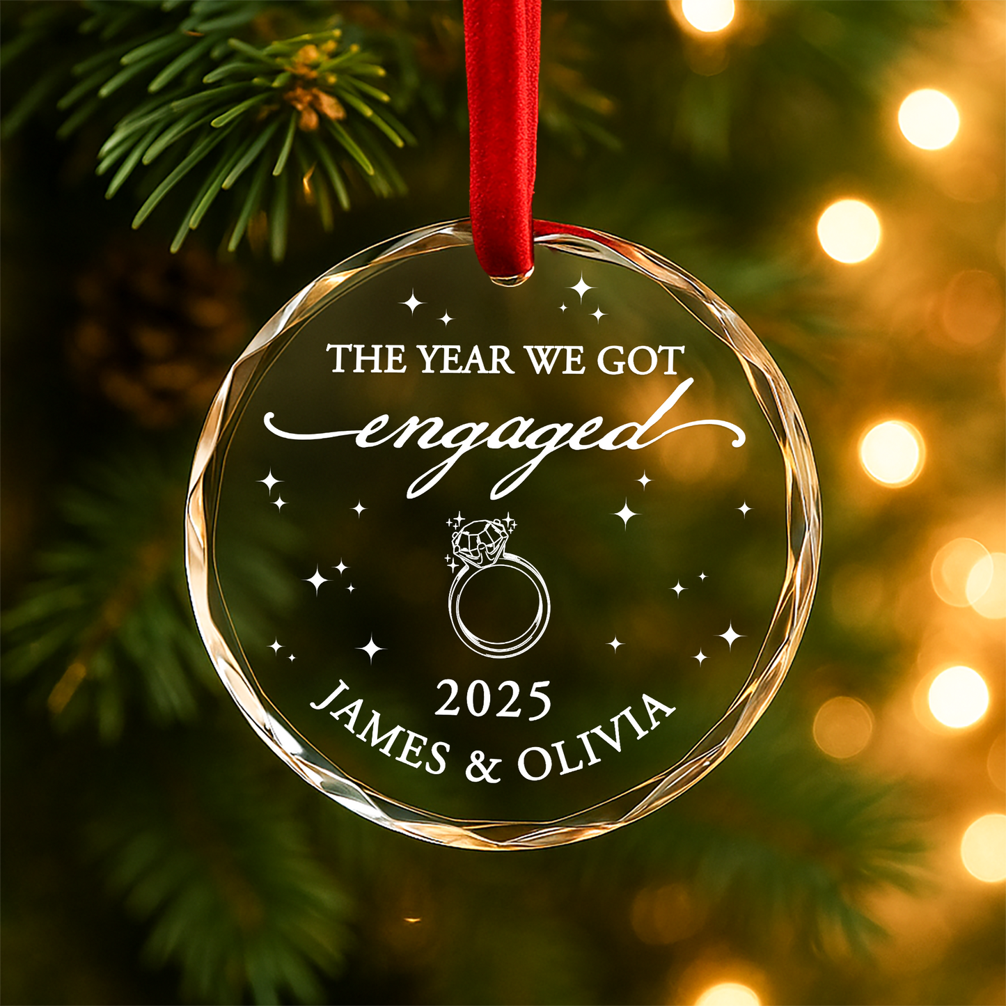 The Year We Got Engaged Ornament, Proposal Keepsake