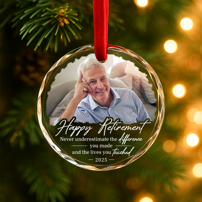 Happy Retirement Ornament, The Difference You Made and Lives You Touched