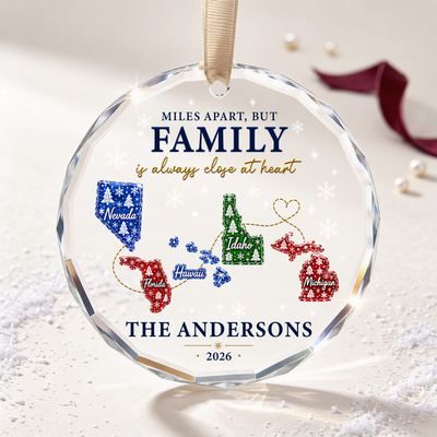 Miles Apart, Forever Connected – A Personalized Family Keepsake