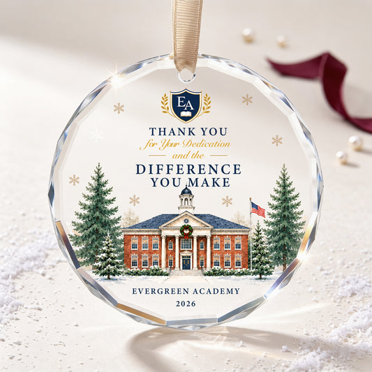 Thank You for Your Dedication – A Personalized School Keepsake