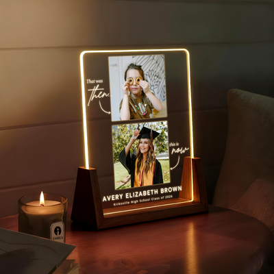 Then & Now – A Personalized Graduation Keepsake