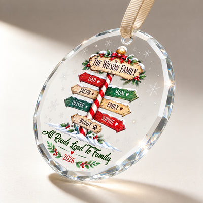 All Roads Lead Home – A Personalized Family Christmas Keepsake