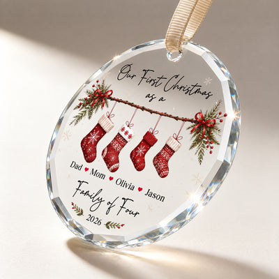 Our First Christmas as Four – A Personalized Family Keepsake