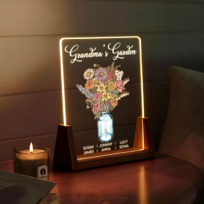Grandma’s Garden – A Personalized Birth Flower Keepsake