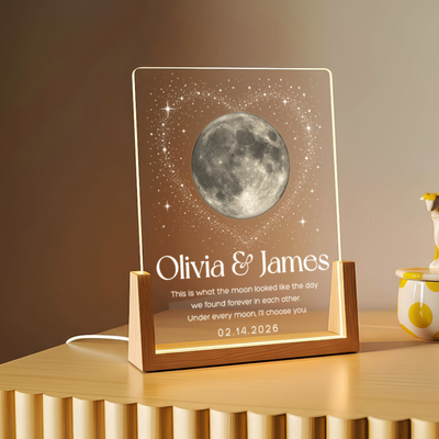 Our Moon, Our Moment – A Personalized Love Keepsake