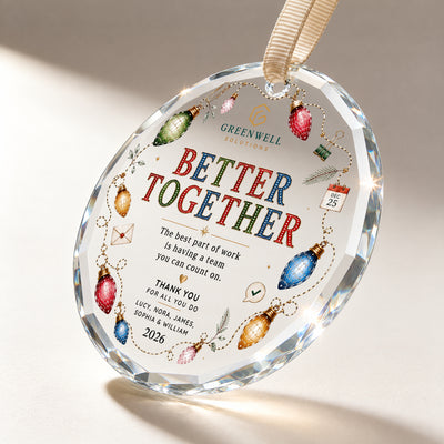 Better Together – A Personalized Team Christmas Keepsake